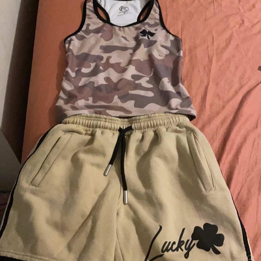 Tank top & shorts